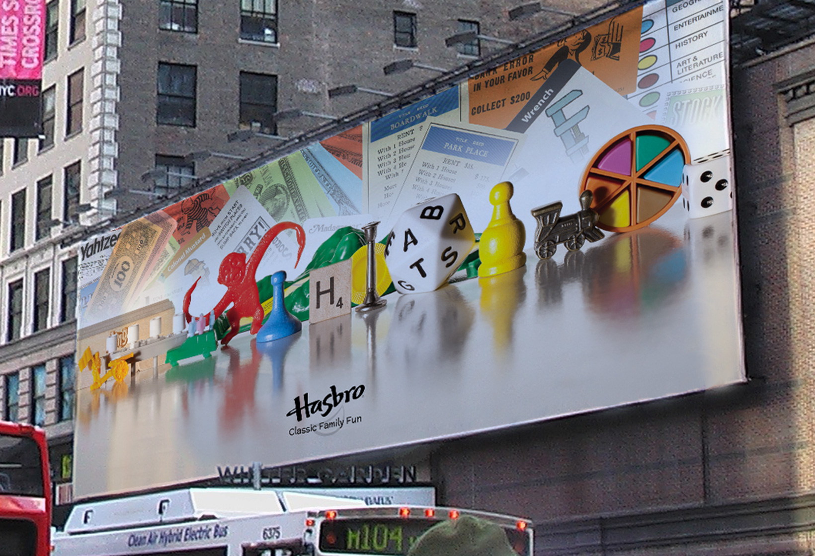 Hasbro Billboard Advertisement Hero Image
