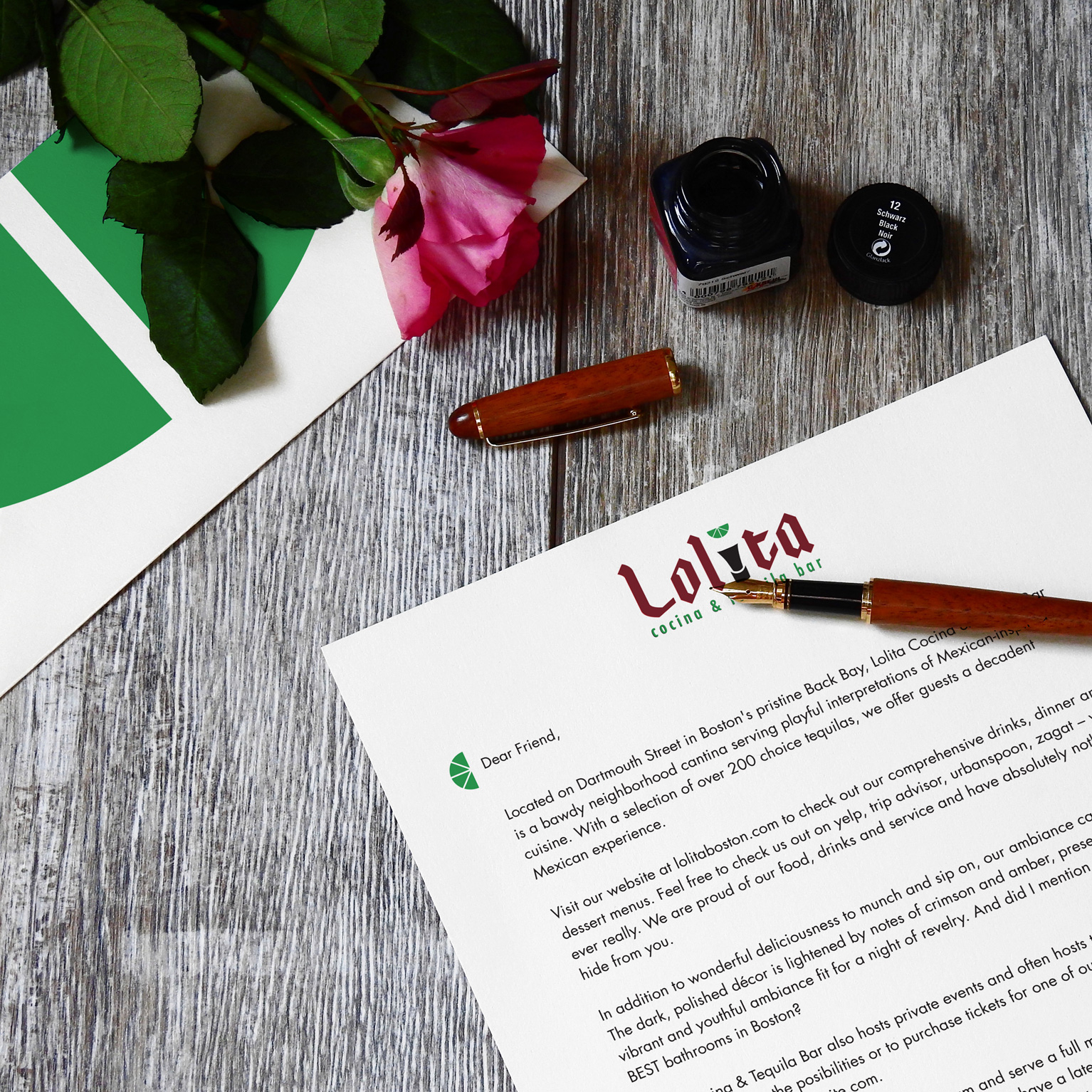 Lolita rebrand - stationary